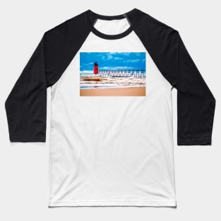 “Turbulent” - South Haven Lighthouse Baseball T-Shirt